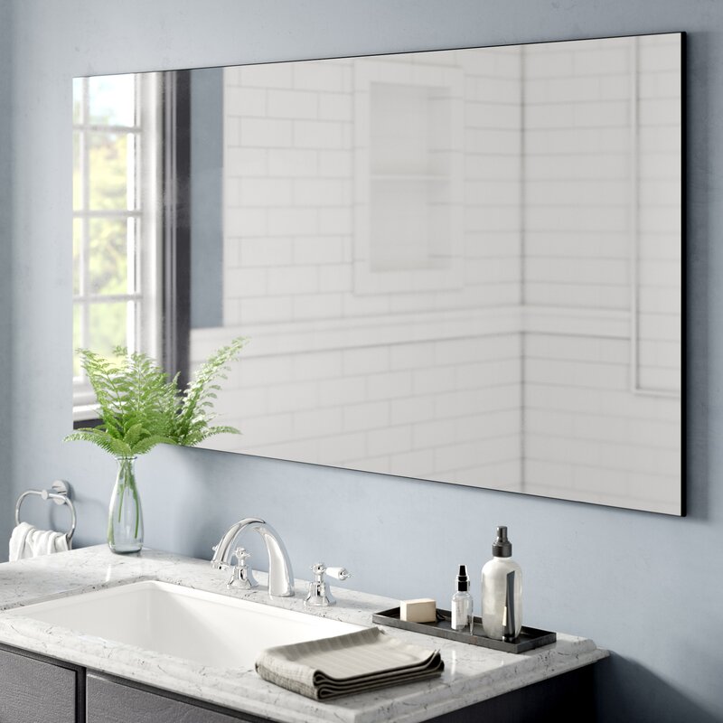 Latitude Run® Azaireyah Modern & Contemporary Beveled Frameless